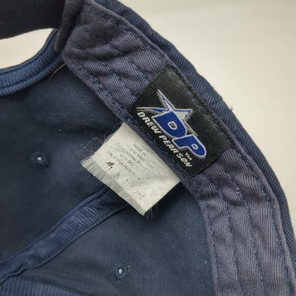 New York Strapback Baseball Hat Blue One Size Embroidered Drew Pearson - Picture 9 of 9